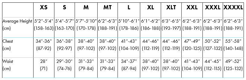 2024 Gill Mens Quest Hoodie 0 Size Chart